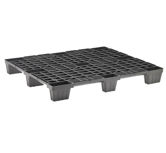 Palette Plastique HDPE Emboitable – Palette De Stockage Léger Anti-Glisse, Bleu, Plusieurs Tailles (40x30 à 60x50 Cm)